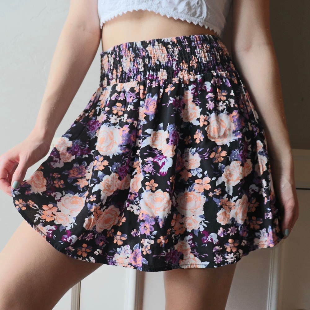 Floral Skater Skirt